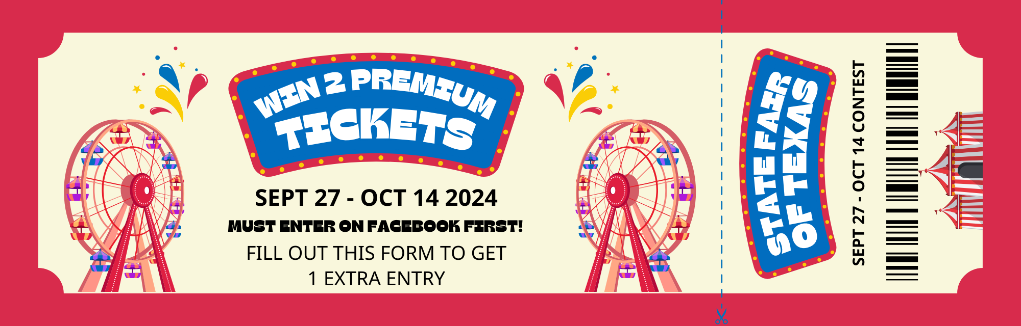 State Fair Of Texas Ticket Giveaway 1 Extra Entry Here